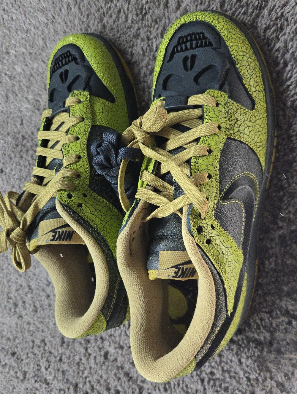 Nike Dunk Low Women 10 Retro QS Halloween Skull HV6103-300 1026 - Picture 7 of 9